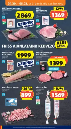 FRISS HAMBURGER-HÚSPOGÁCSA*, 100% Angus marhahúsból, 250 g/tálca - amely érvényes a következő dátumtól: 30.04.2026 | Oldal: 10