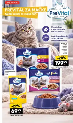 Idea katalog Specijal kućnih ljubimaca - pregled Idea kataloga - važi od 28.09.2026 | Strana: 32 | Proizvode: Hrana za mačke, Losos, Teletina, Piletina