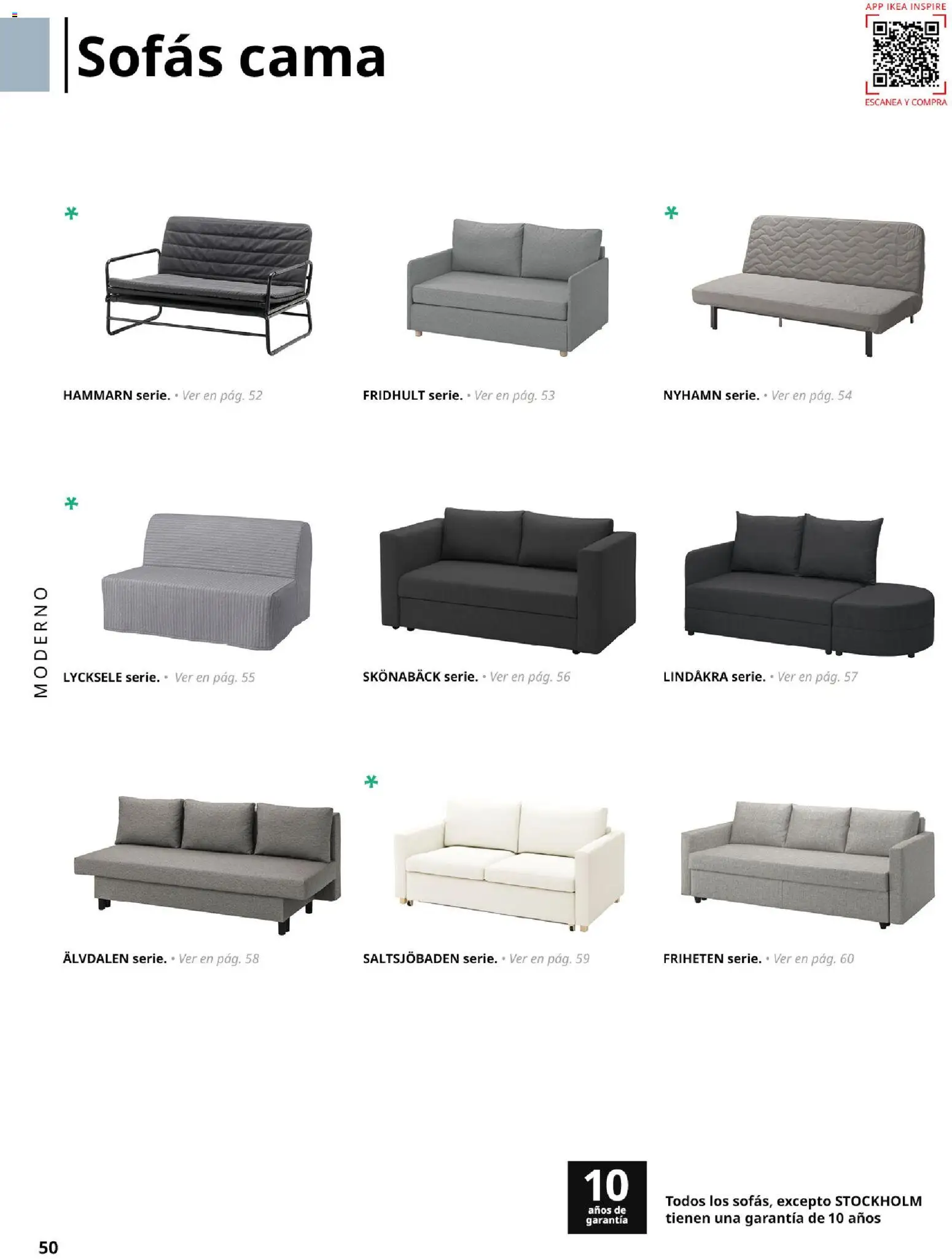IKEA - Sofás │ válido desde el 28/09/2026 | Página: 50 | Productos: Sofás, Cama