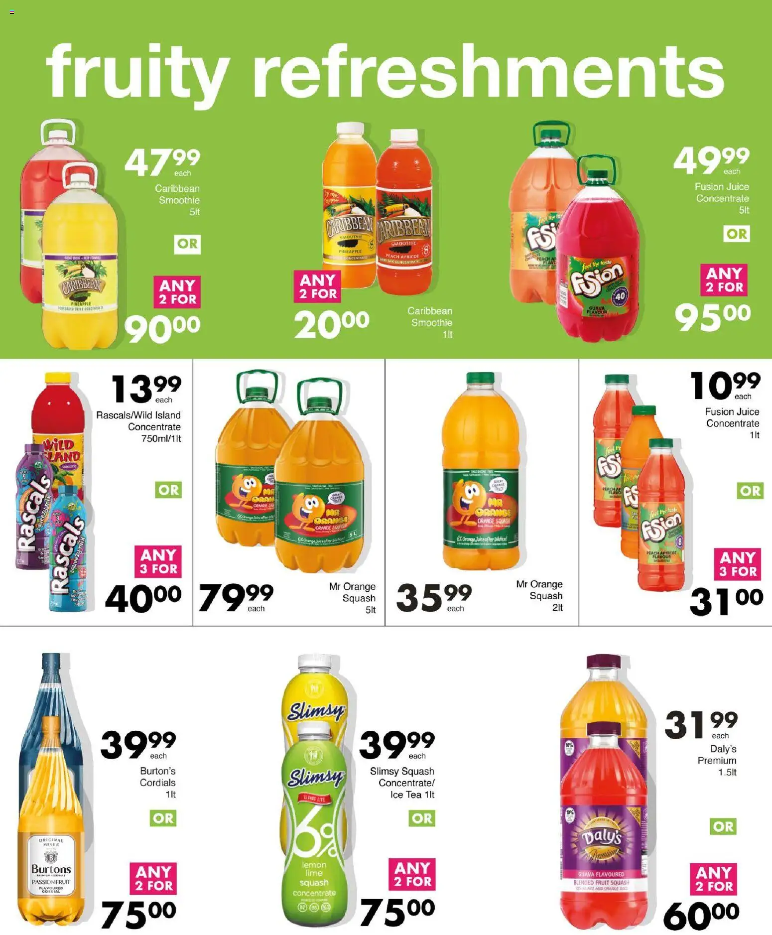 New Save catalogue – valid from 29/09/2026 | Page: 55 | Products: Squash, Tea, Peach, Lime