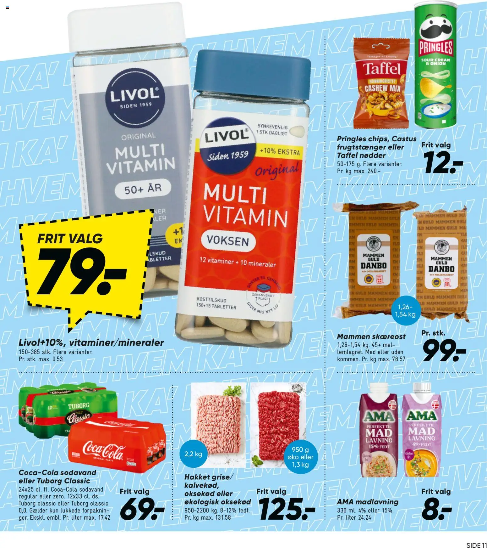 Bilka tilbudsavis – gyldig fra 11/09/2026 | Side: 11 | Produkter: Oksekød, Nødder, Sodavand, Cola