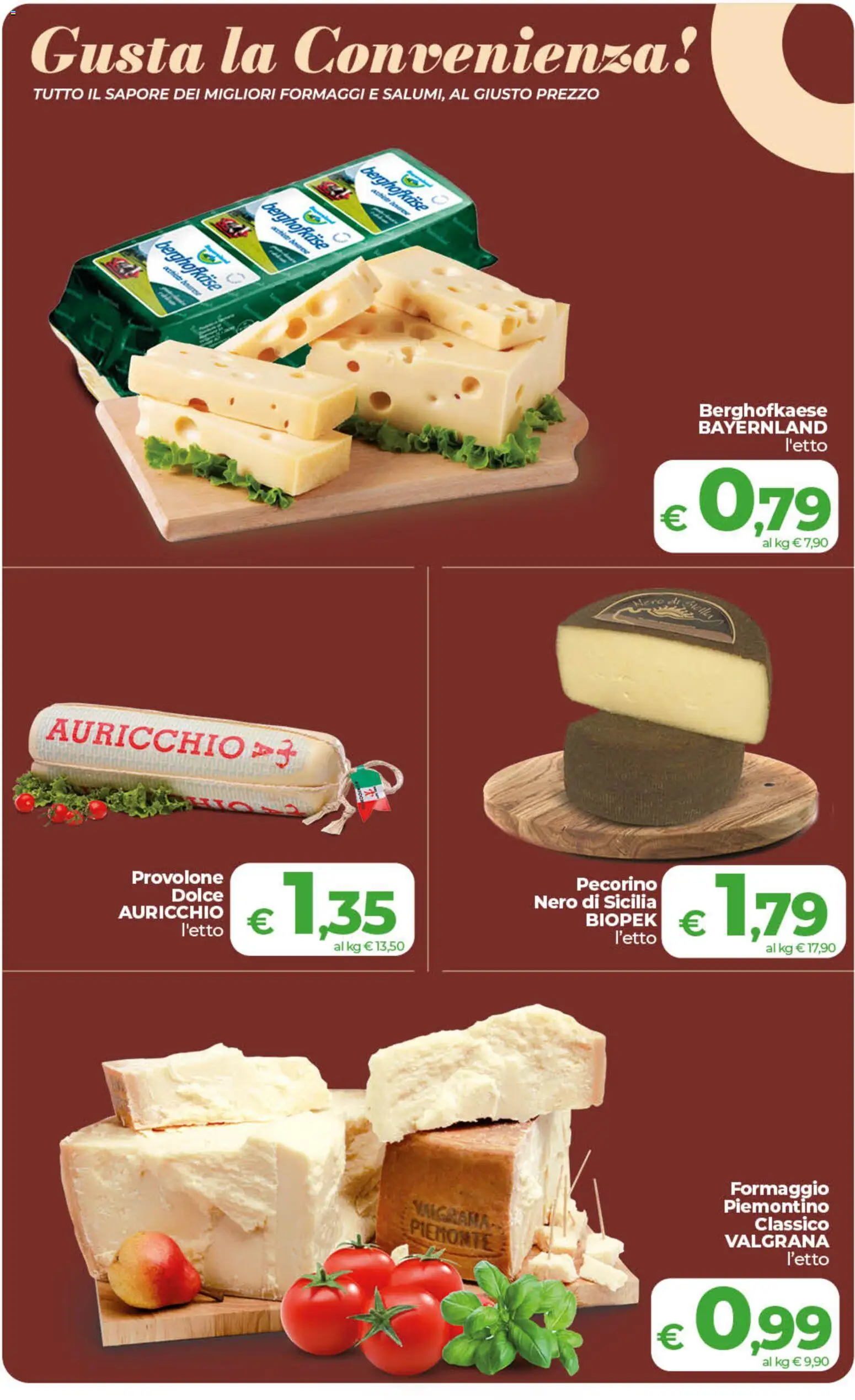 Volantino COOP del 01/09/2026 | Pagina: 8 | Prodotti: Provolone, Formaggio, Pecorino