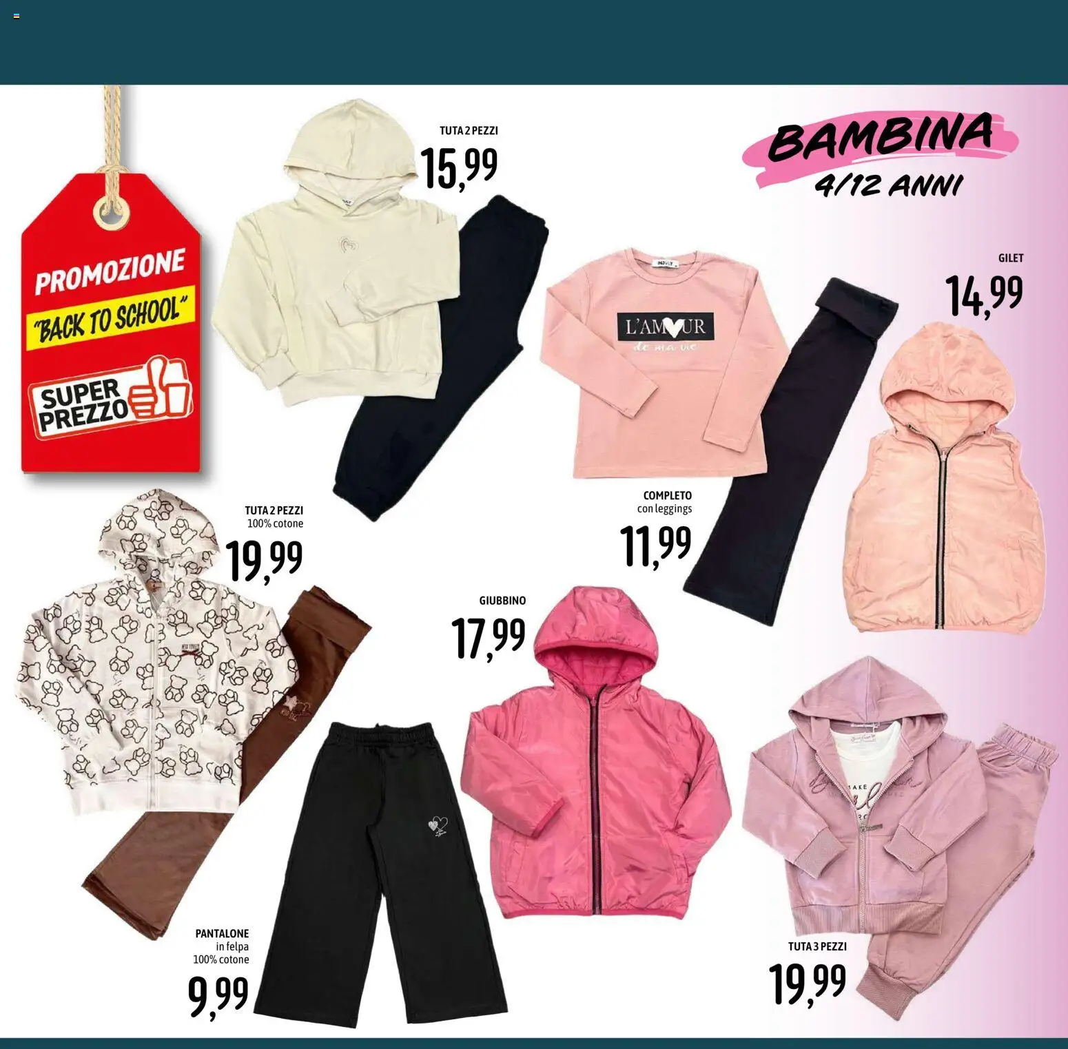 Volantino Emisfero del 27/08/2026 | Pagina: 35 | Prodotti: Felpa, Leggings, Gilet