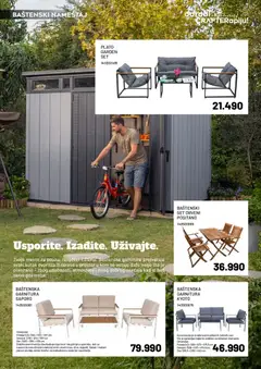 Crafter katalog Uživanje u bašti - pregled Crafter kataloga - važi od 20.04.2026 | Strana: 7 | Proizvode: Fotelja, Sto, Dvosed