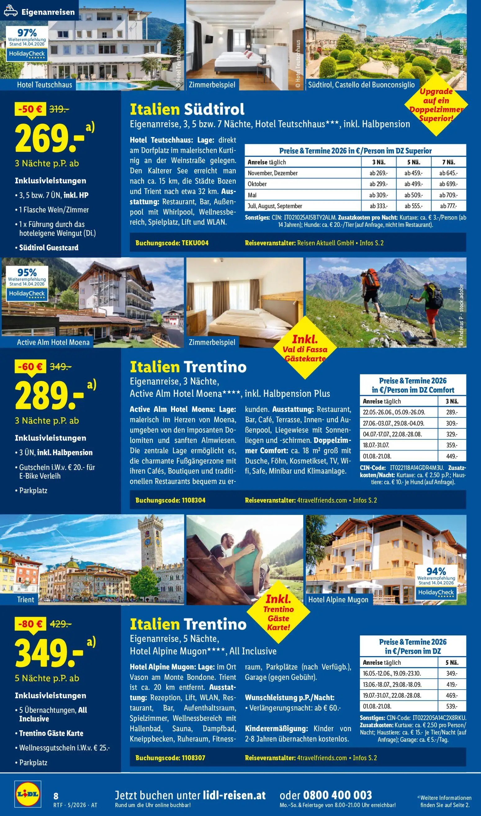 Lidl Mai/Juni Reise - Highlights gültig ab 12.05.2026 | Seite: 8 | Produkte: Uhr