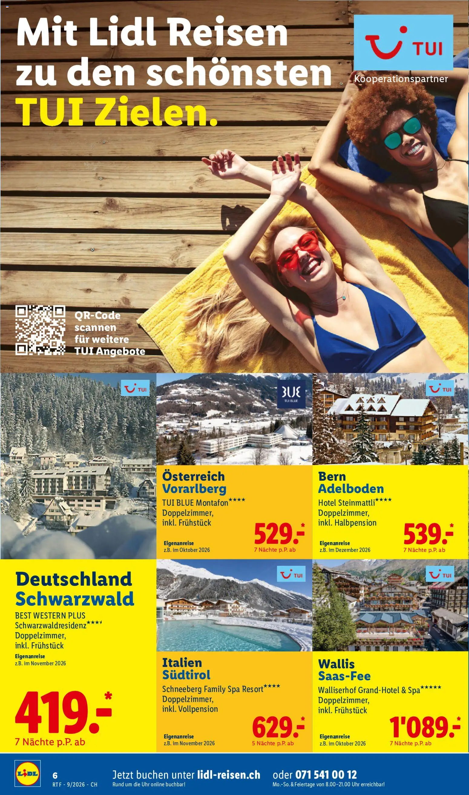 Lidl aktionen September/Oktober Reise-Highlights – gültig ab 14.09.2026 | Seite: 6