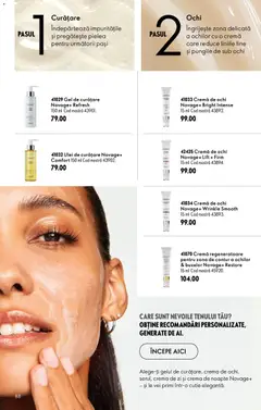 Ofertele Oriflame valabile de la 29.07.2026 | Pagină: 88 | Produse: Cremă de noapte, Gel de curățare, Cutie, Ulei