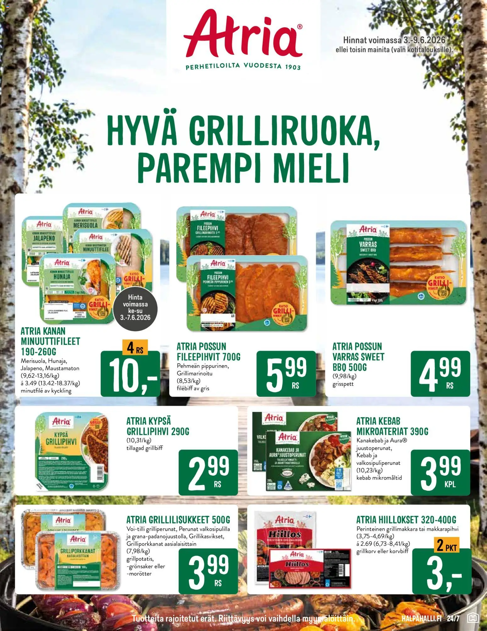 Halpa Halli tarjoukset – voimassa 03.06.2026 alkaen | Sivu: 3