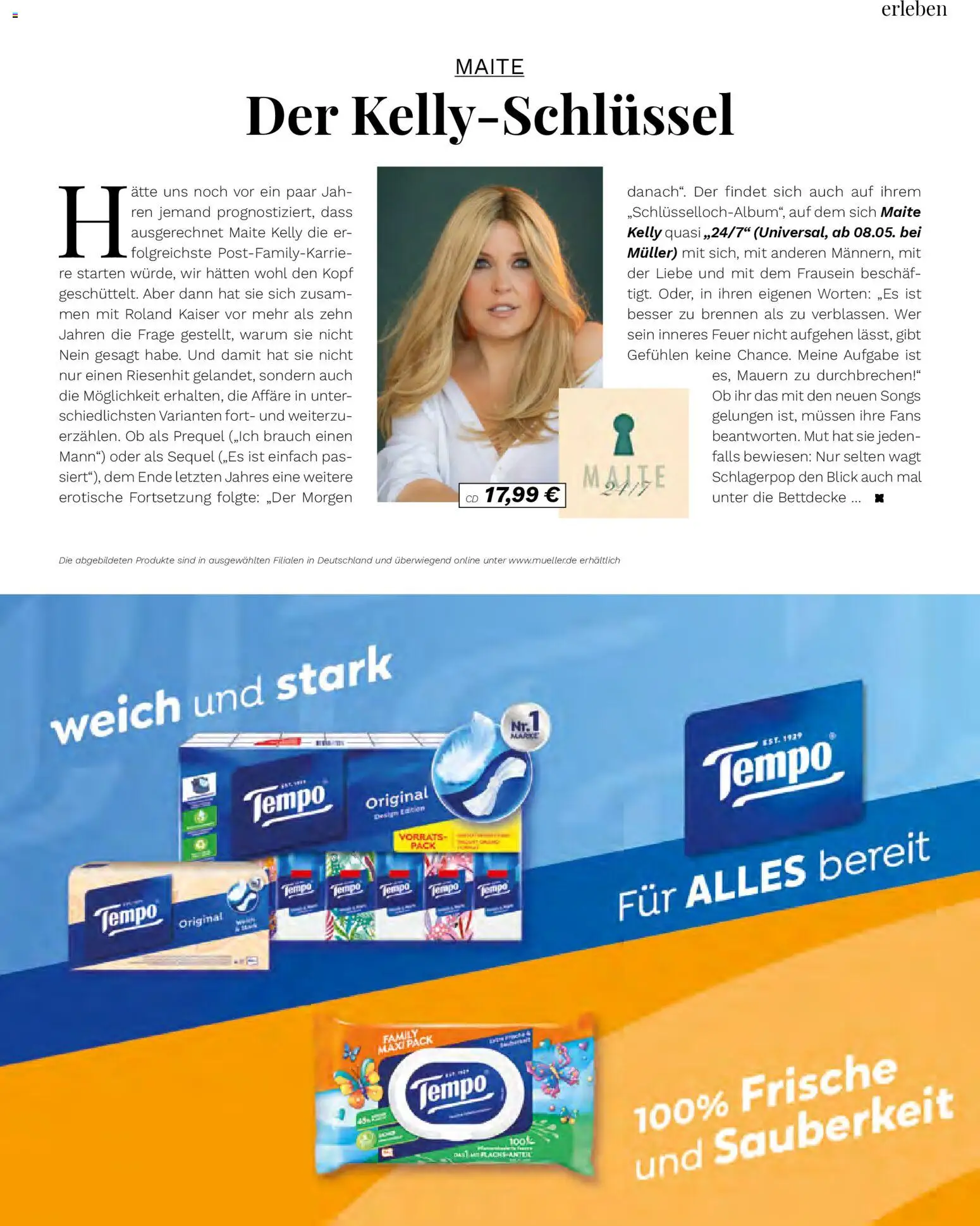 Müller Lifestyle – gültig ab 12.03.2026 | Seite: 61 | Produkte: Bettdecke, Tempo