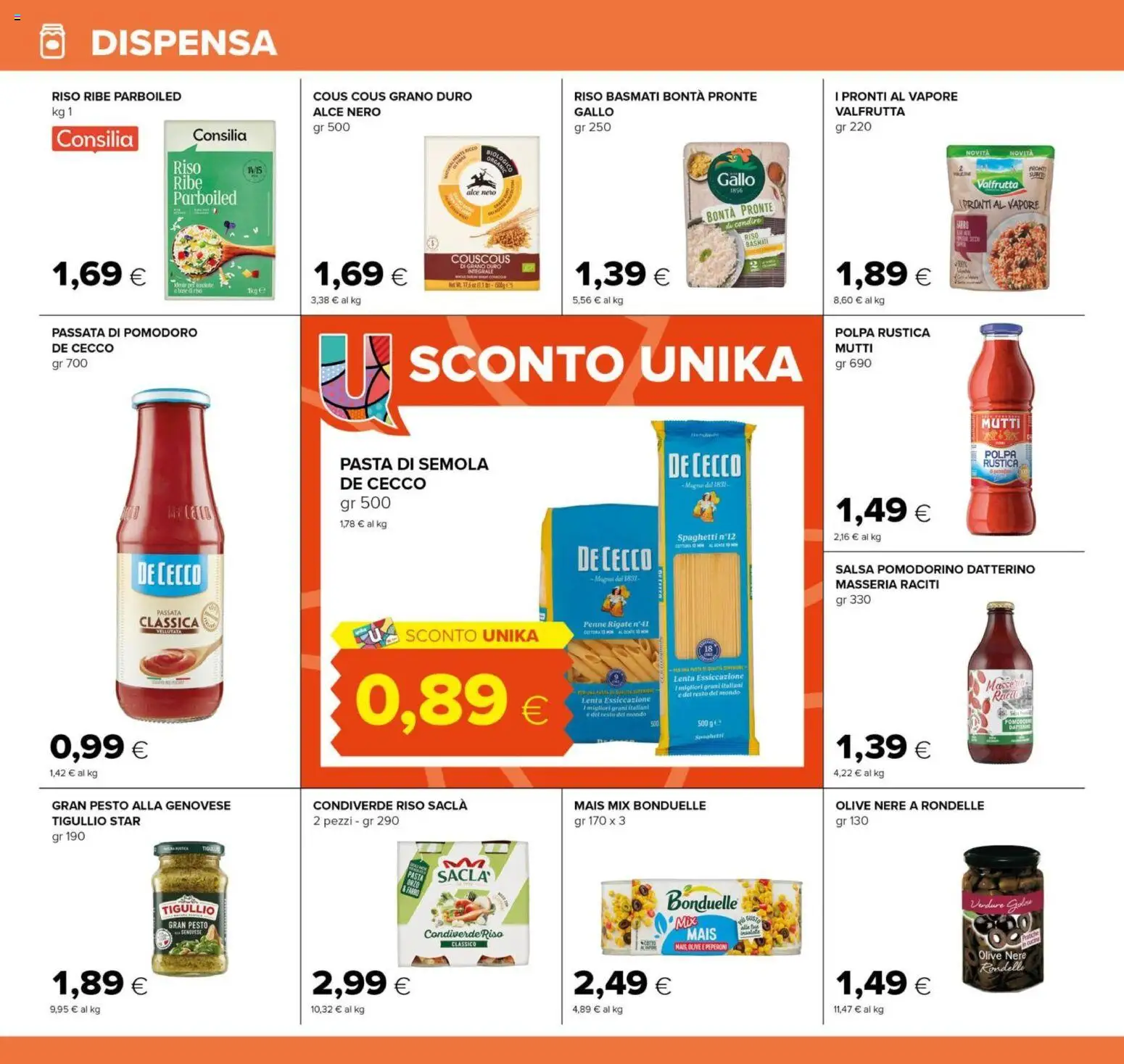 Volantino Tigre del 21.05.2026 | Pagina: 14 | Prodotti: Peperoni, Salsa, Pasta, Pesto