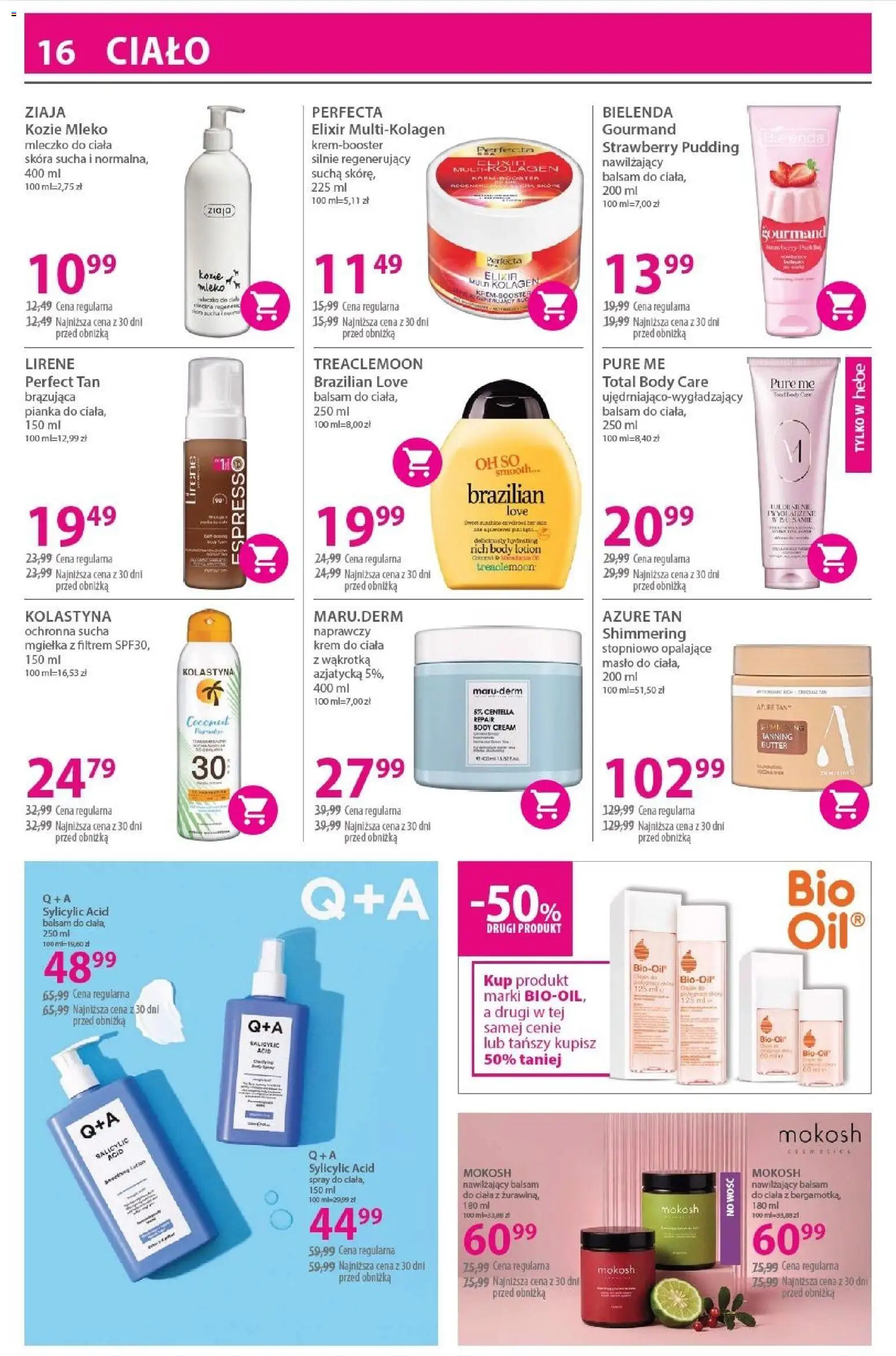 Hebe gazetka od 03.06.2026 | Strona: 16 | Produkty: Mleko, Body, Mleczko do ciała, Lotion