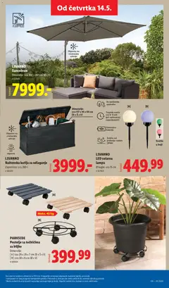 LIVARNO Suncobran, Dimenzije: cca 300 x 247 cm (Ø x V) - pregled Lidl kataloga - važi od 14.05.2026 | Strana: 73