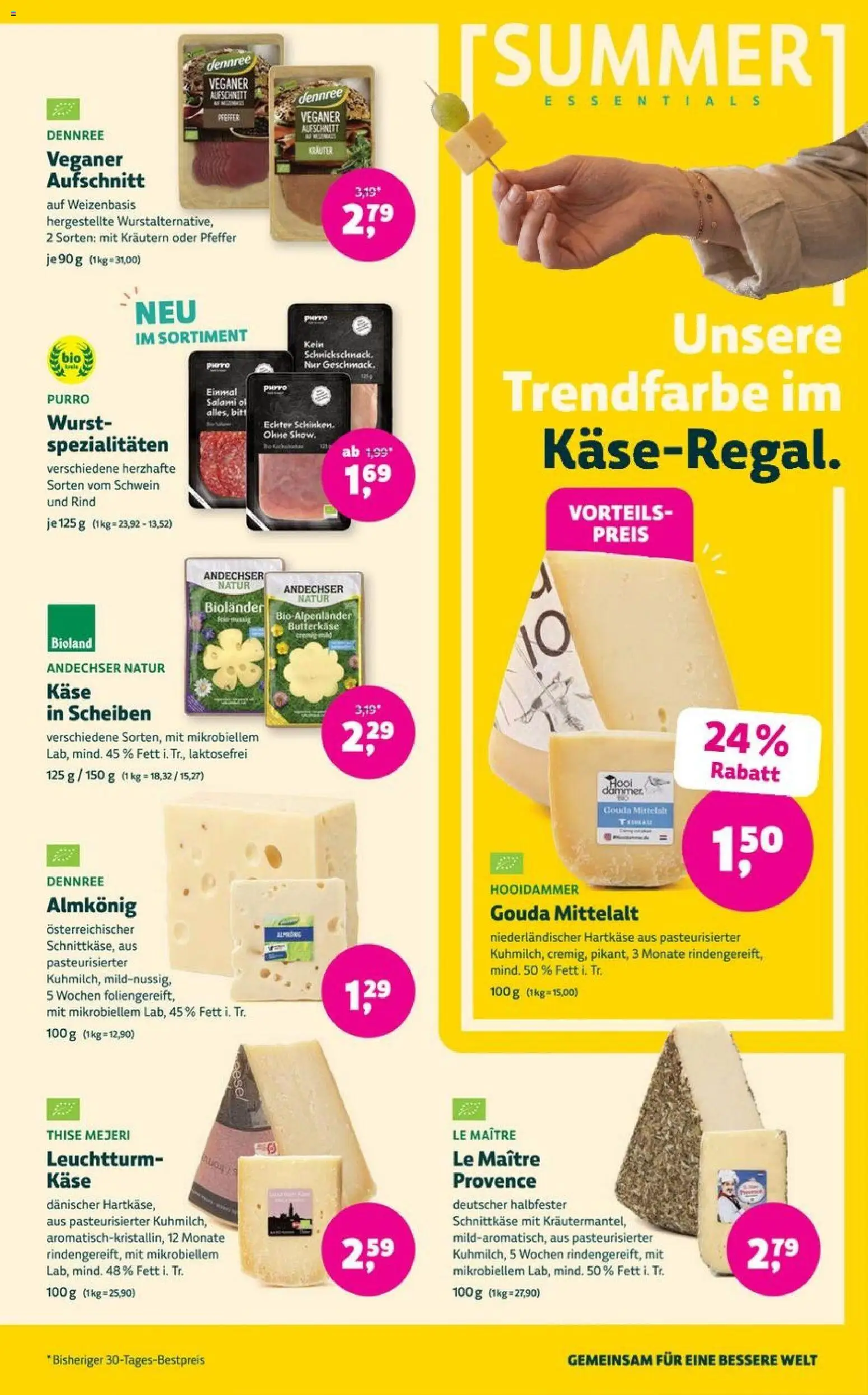 BioMarkt Prospekt – gültig ab 01.07.2026 | Seite: 7 | Produkte: Käse, Öl, Gouda, Pfeffer
