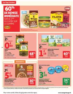 Auchan - Prévisualisation de OLDELPASO 6 Wraps BLÉ COMPLET, OLDELPASO 6 Wraps BLÉ COMPLET Extra Moelleux valide à partir de 07/07/2026 | Page: 14