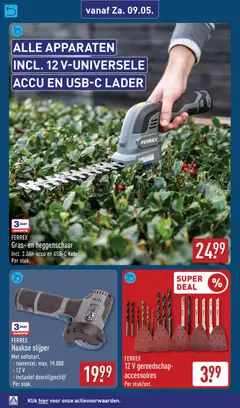 Aldi folder week 19 - Voorbeeld van een folder van Aldi, geldig van 04.05.2026 | Pagina: 56 | Producten: Sac de transport, Slijper