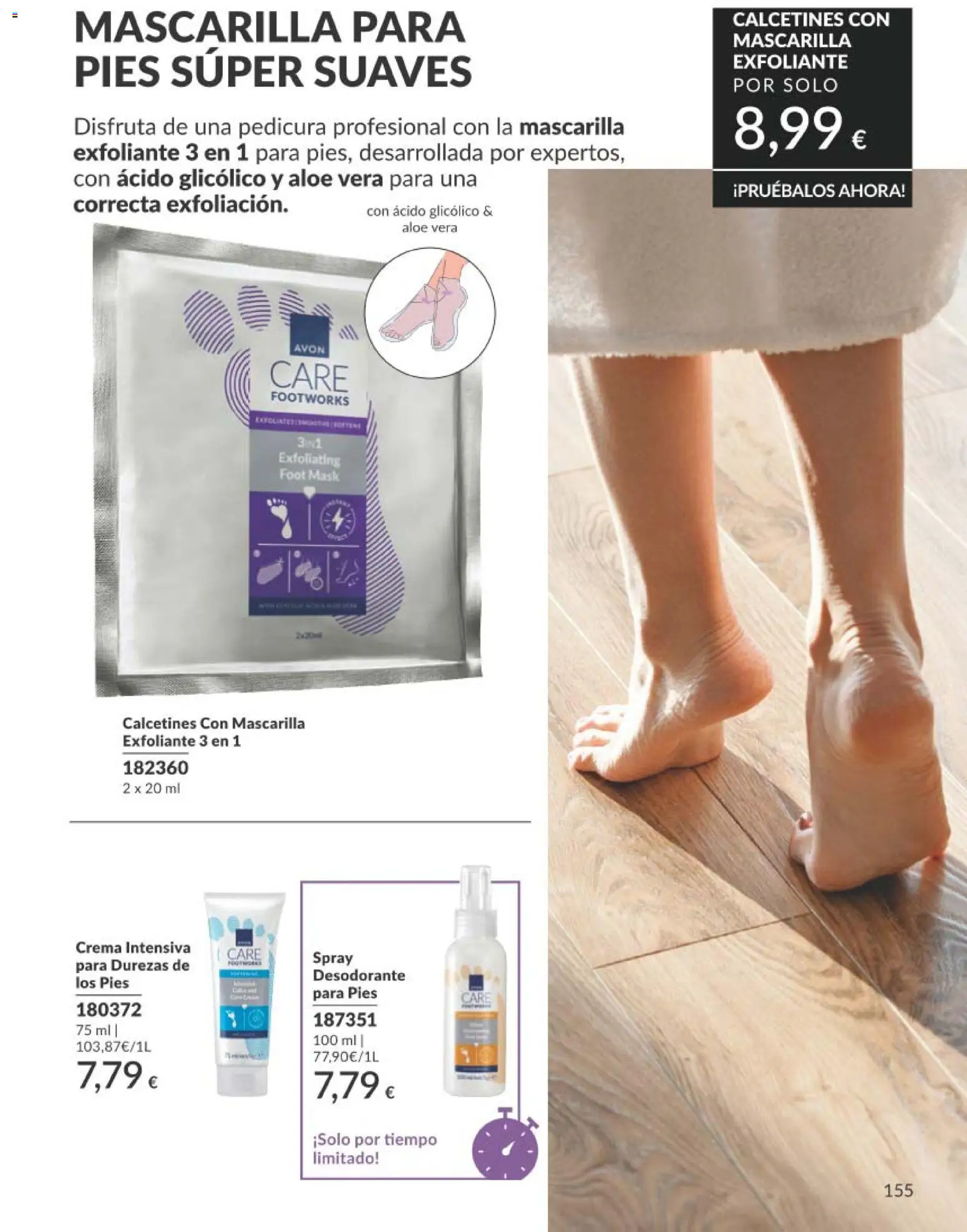 Catálogo AVON campaña 8 │ válido desde el 01/08/2026 | Página: 155 | Productos: Desodorante, Crema, Γαύρος