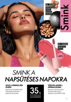 Katalógus Oriflame 2026/11 - amely érvényes a következő dátumtól: 2026.07.29. | Oldal: 31 | Termékek: Smink