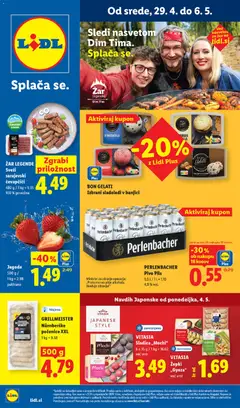 Lidl katalog akcije – veljaven od 29.04.2026