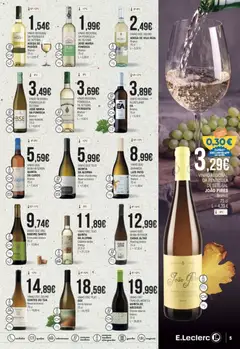 Pré-visualização E.Leclerc folheto Feira dos Vinhos válido de 01/10/2026 | Página: 5 | Produtos: Banco, Pato, Sobremesas, Vinho