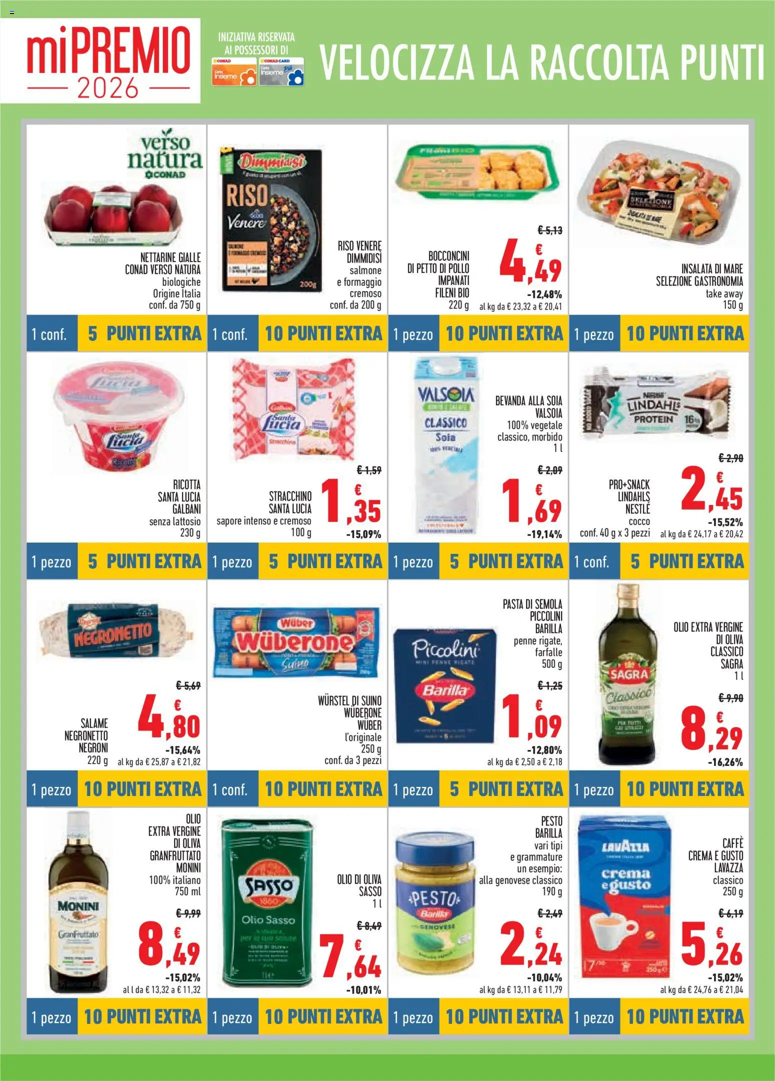 Volantino Conad del 18.06.2026 | Pagina: 4 | Prodotti: Salame, Suino, Pesto, Olio extra vergine