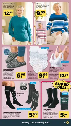 Netto Prospekt ab 12.10.2026 gültig | Seite: 23 | Produkte: Bilder, Socken, Hausschuhe