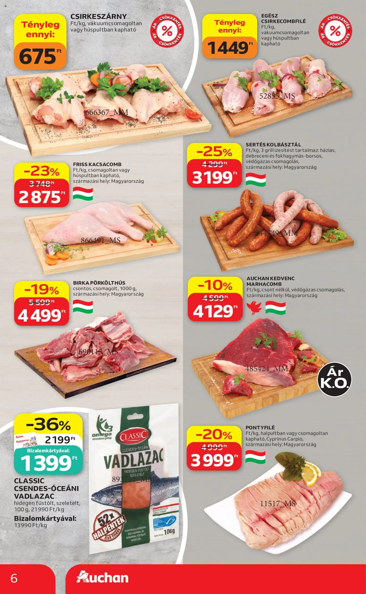 Auchan akciós ujság - amely érvényes a következő dátumtól: 2026.09.03. | Oldal: 6
