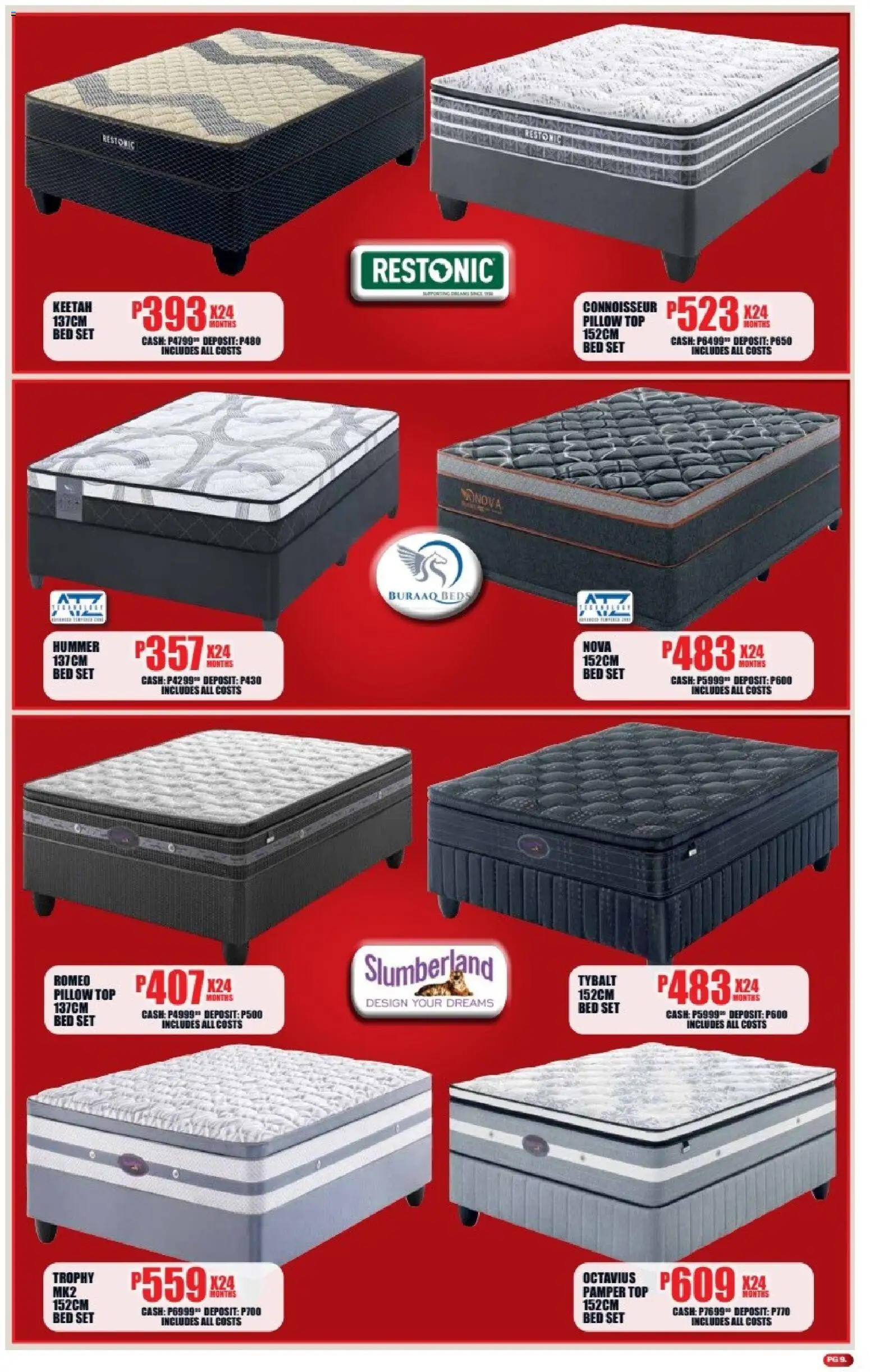 New Lewis Stores catalogue – valid from 06/07/2026 | Page: 9 | Products: Bed, Pillow