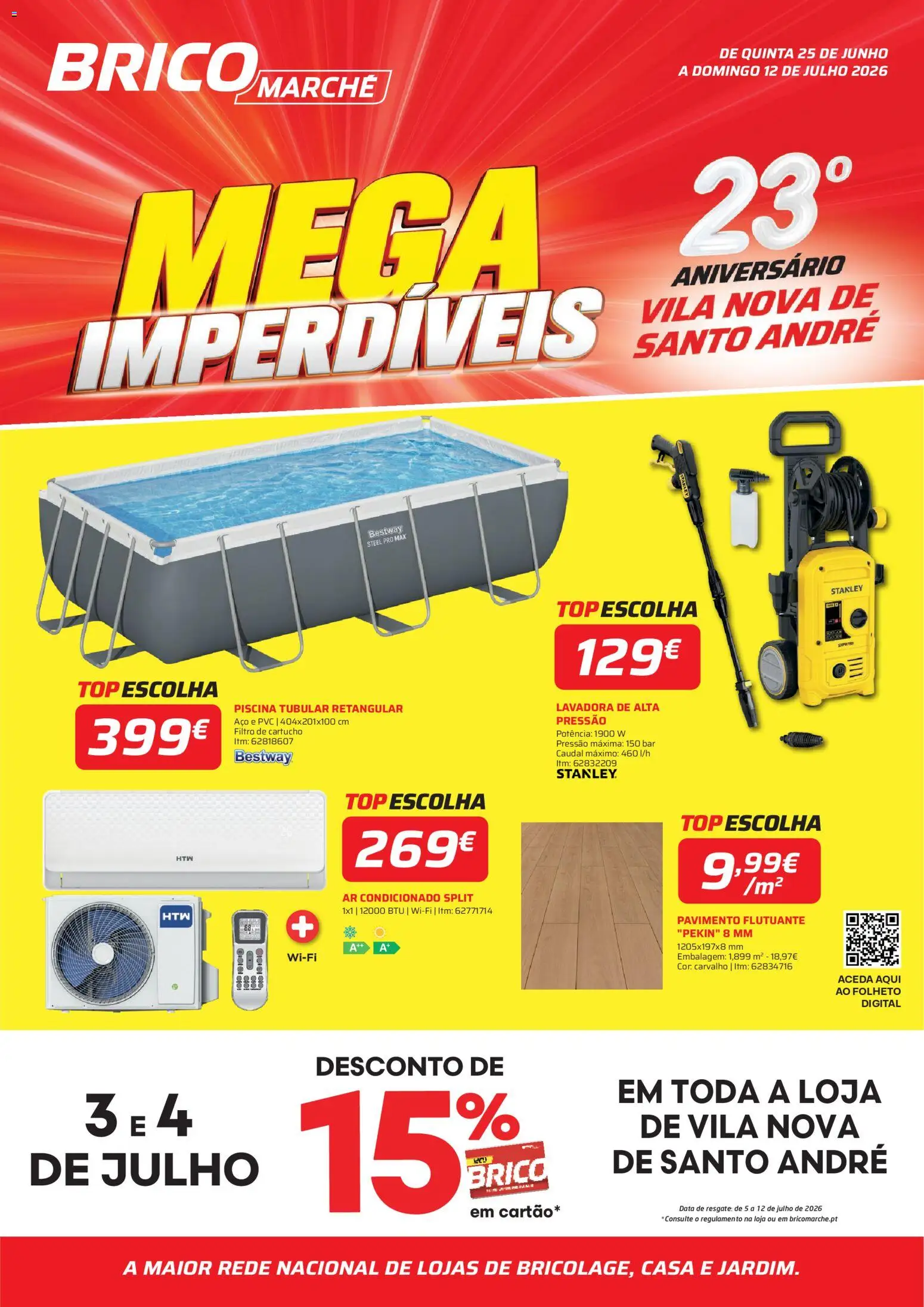 BricoMarché Mega Imperdíveis - Vila Nova de Santo André │ válido de 25/06/2026 | Página: 1