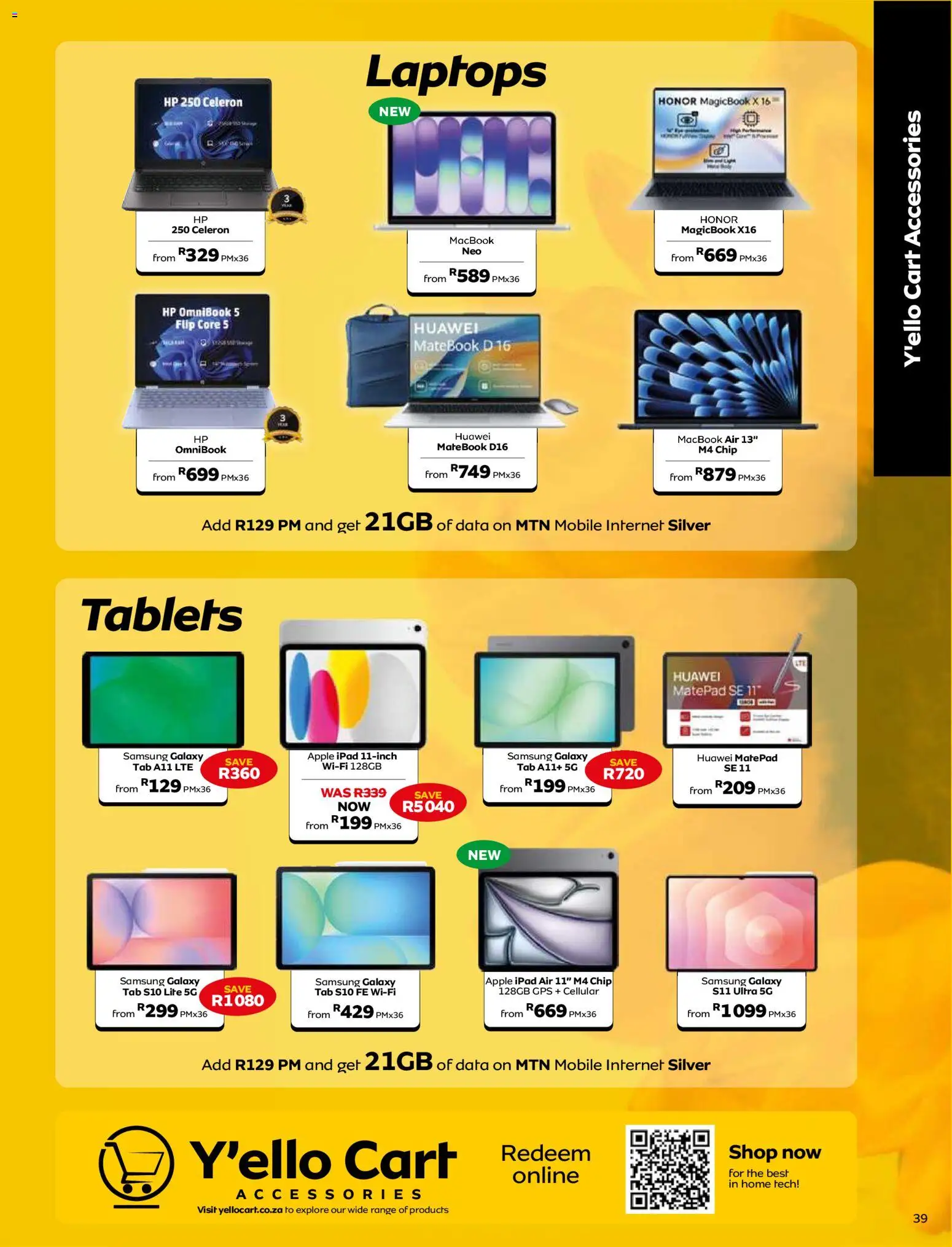New MTN catalogue – valid from 07.05.2026 | Page: 39 | Products: Data