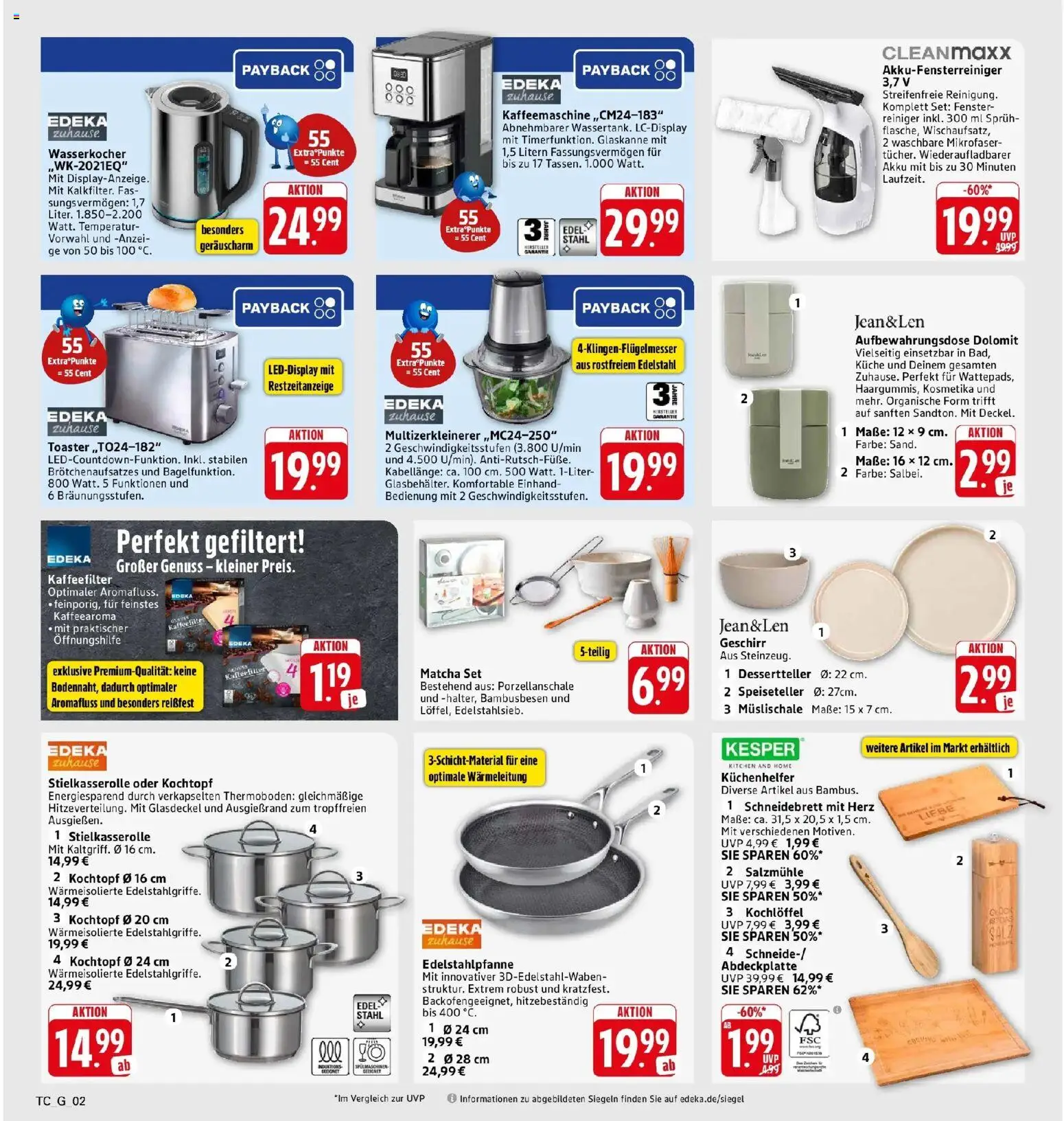 Marktkauf Prospekt Weil Am Rhein (ab 14.09.2026) » Angebote online | Seite: 34 | Produkte: Wasserkocher, Toaster, Küche, Salz