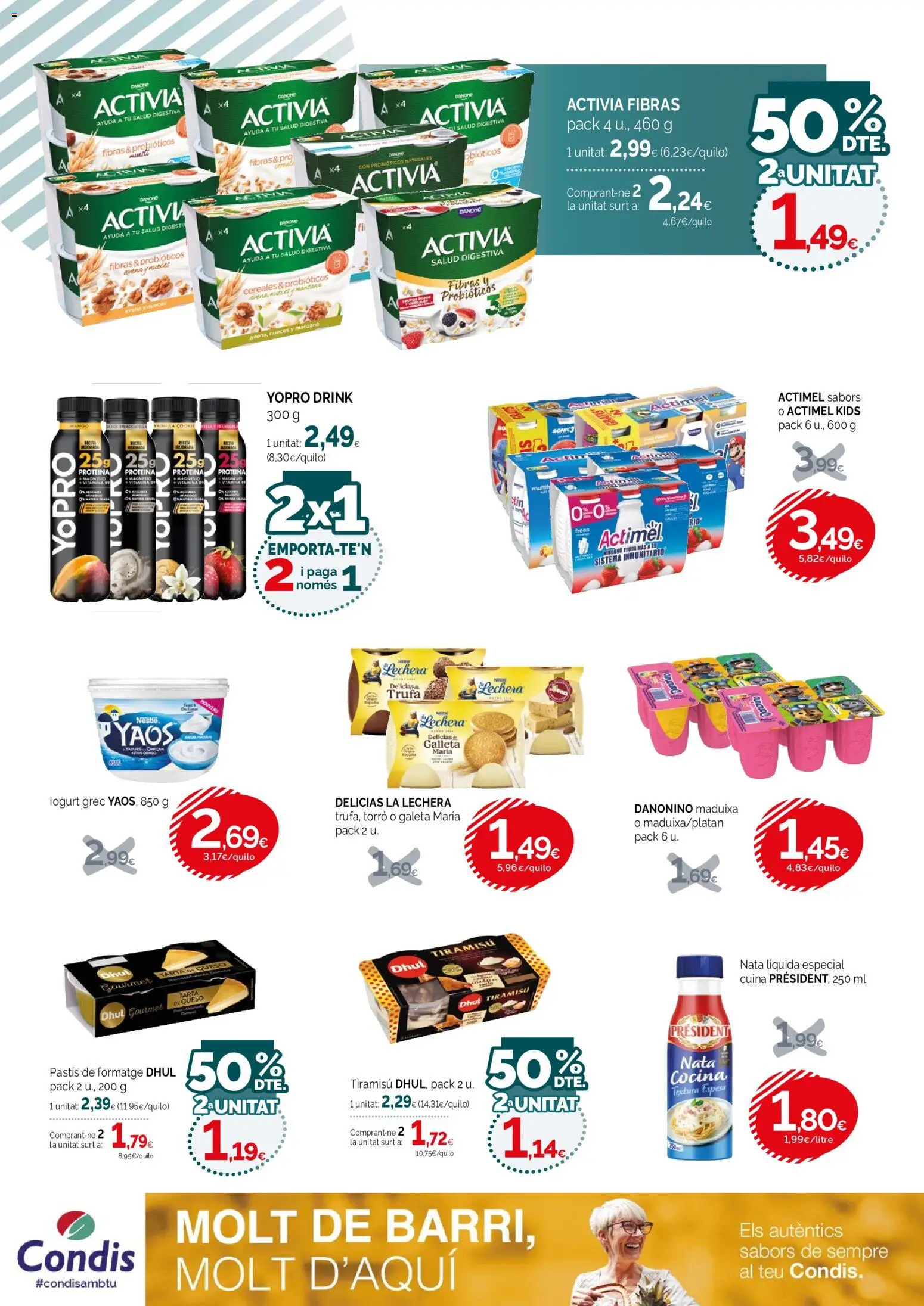 Condis folleto life │ válido desde el 19/08/2026 | Página: 8 | Productos: Proteína, Nata líquida, Cereales, Cocina