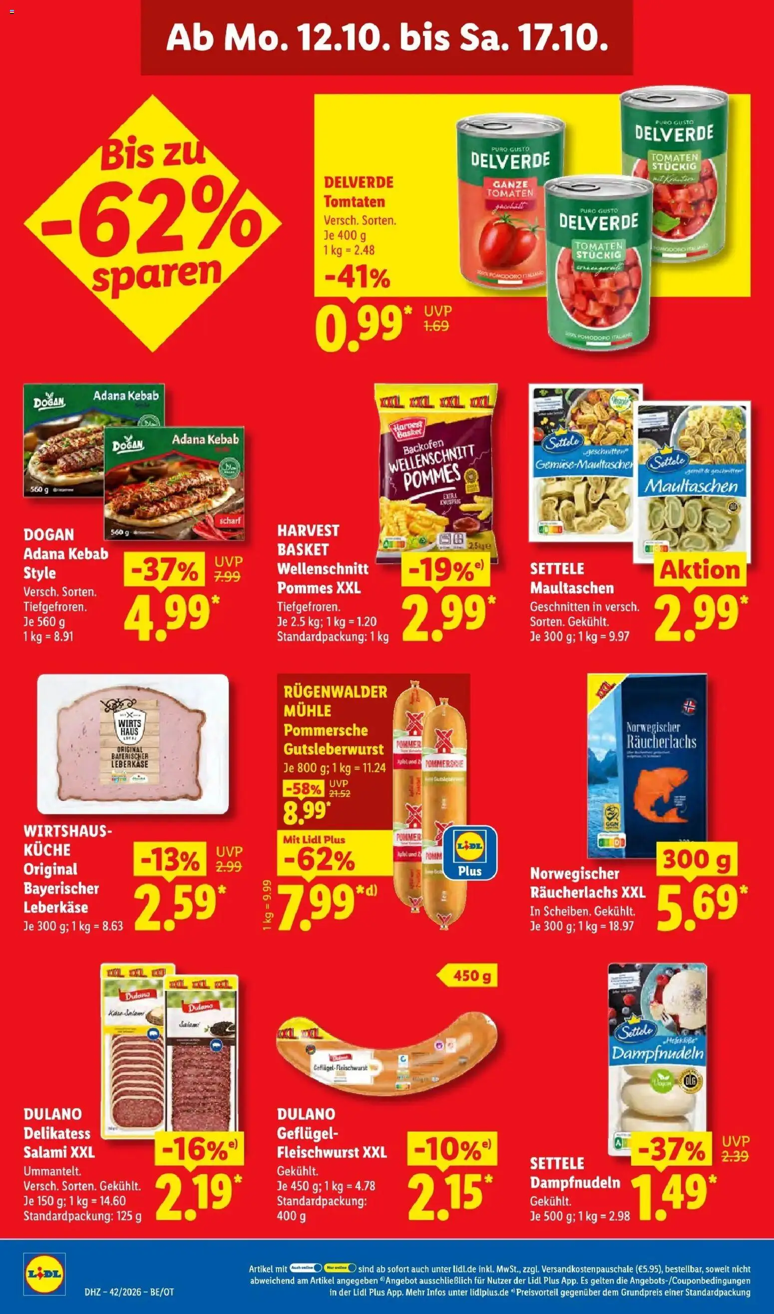 Lidl Prospekt Senftenberg (ab 12.10.2026) zum Blättern » Angebote | Seite: 26 | Produkte: Küche, Räucherlachs, Backofen, Leberkase