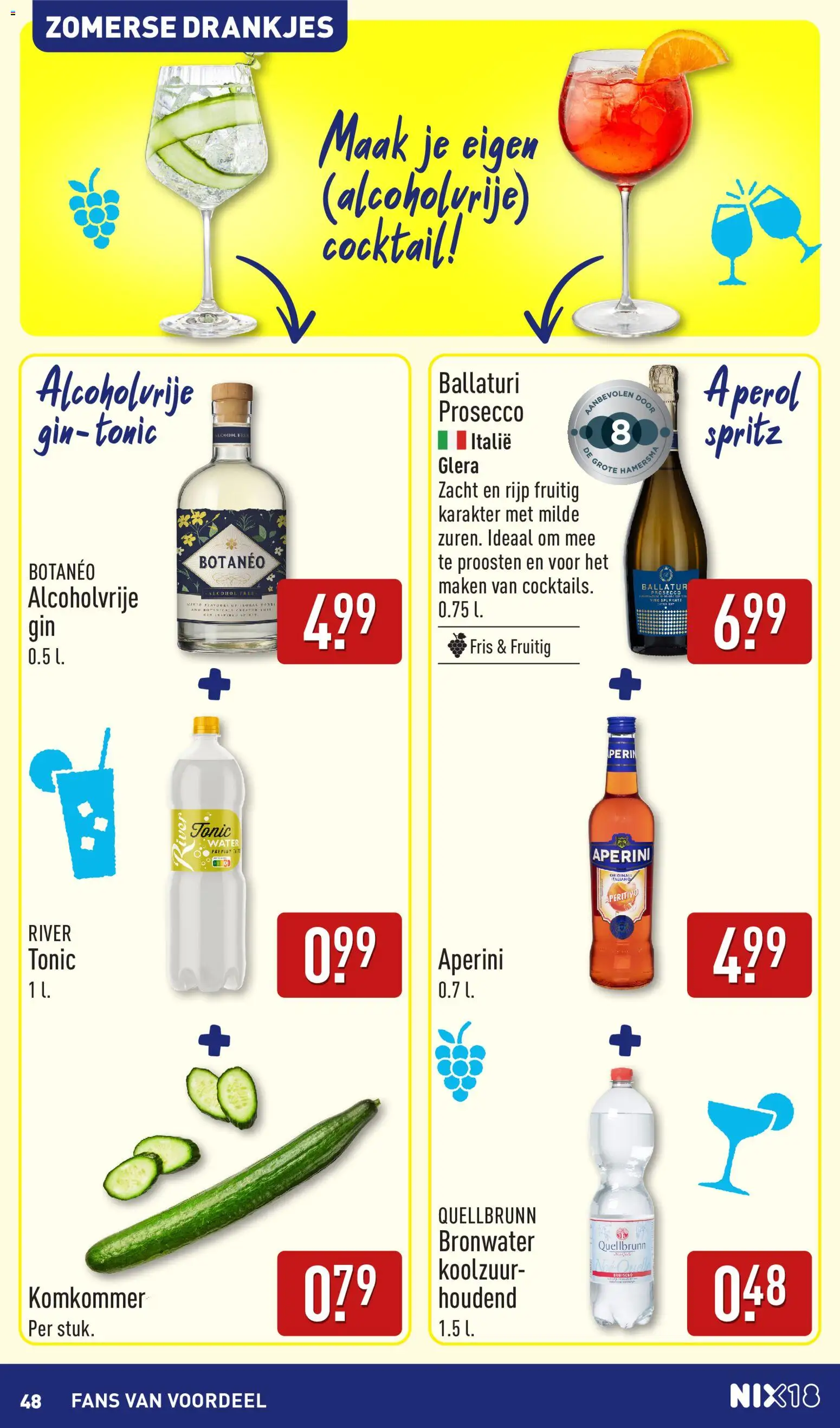 {H1} | Pagina: 48 | Producten: Komkommer, Gin, Szívsonka, Alcohol
