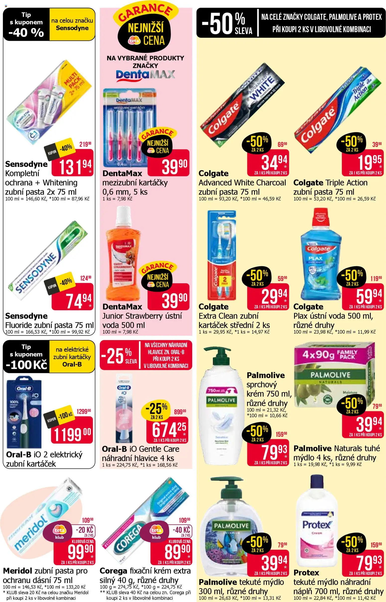 TETA Drogerie leták od 12.03.2026 | Strana: 11 | Produkty: Zubní pasta, Ústní voda, Voda, Meridol