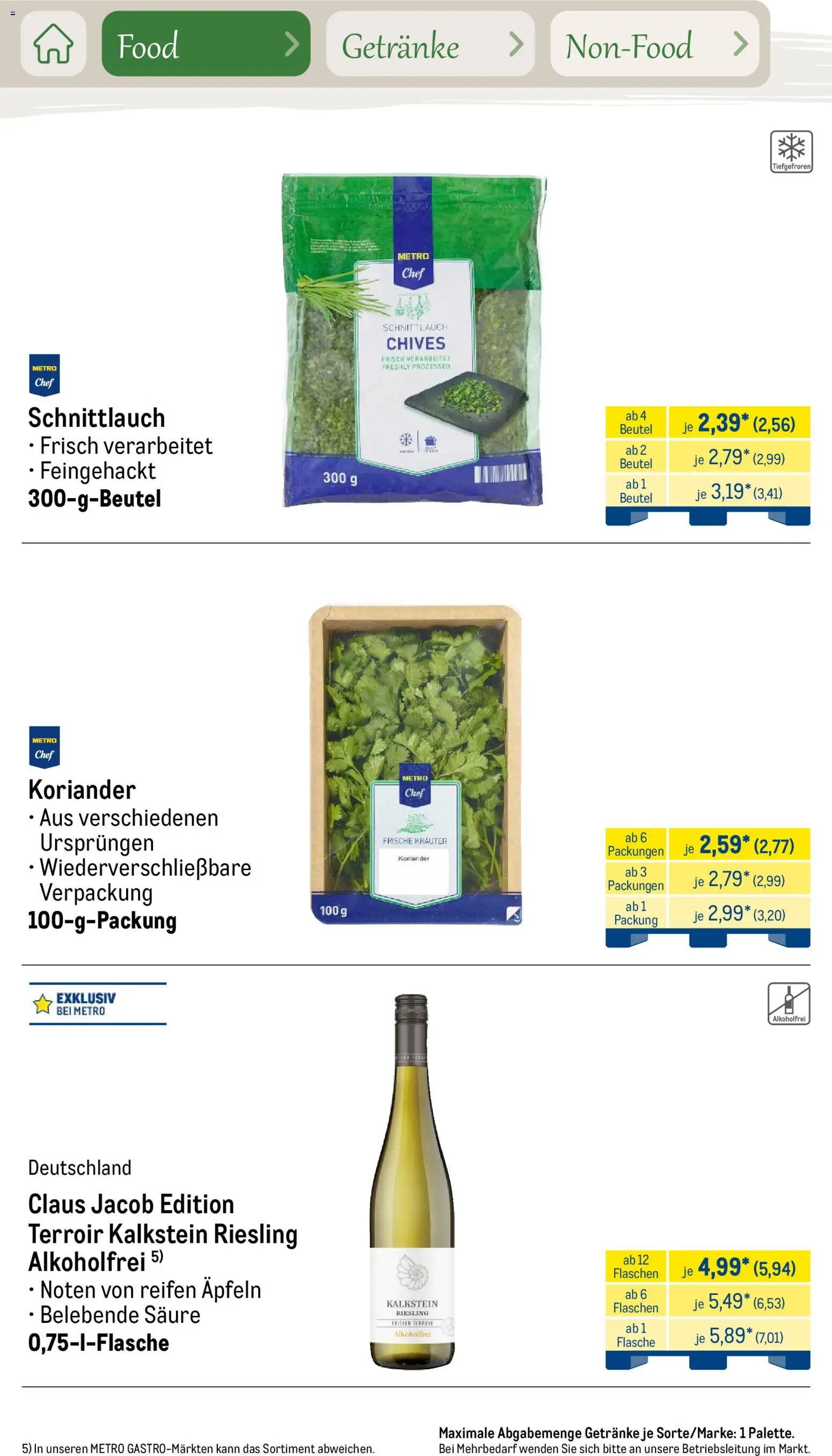 Metro Saisonkatalog Outdoor Dining – gültig ab 01.06.2026 | Seite: 21