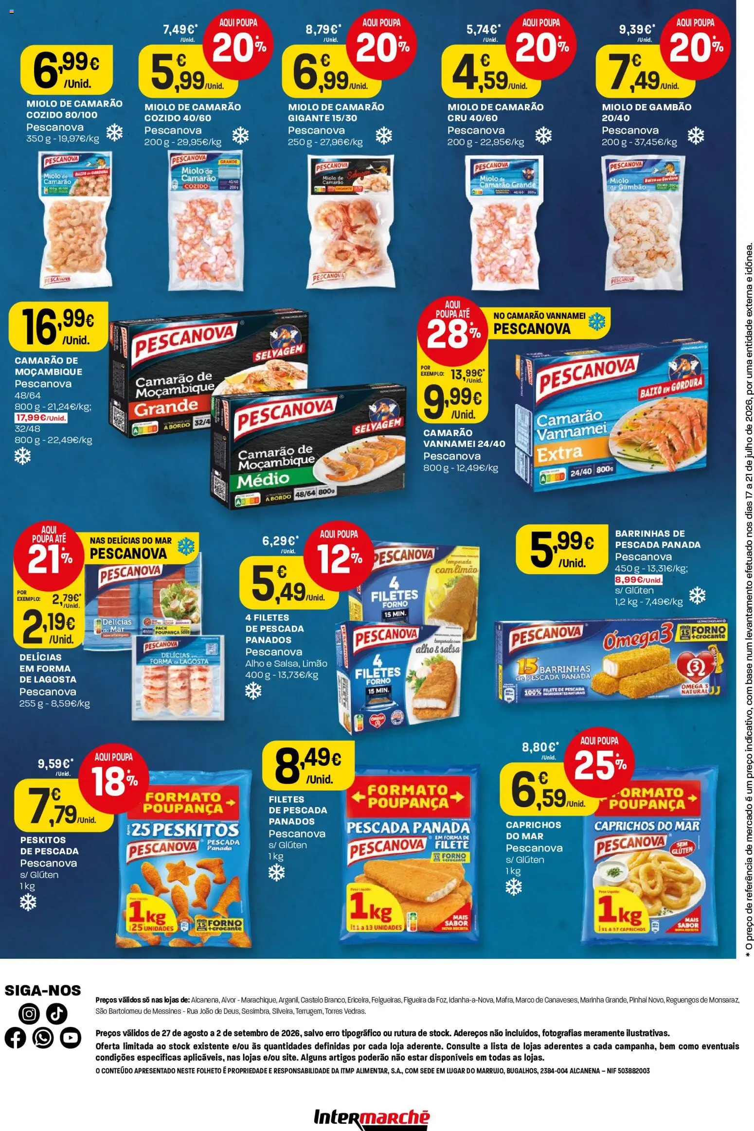 Intermarché Folheto Mini │ válido de 27/08/2026 | Página: 2 | Produtos: Forno, Pescada, Panados, Filete