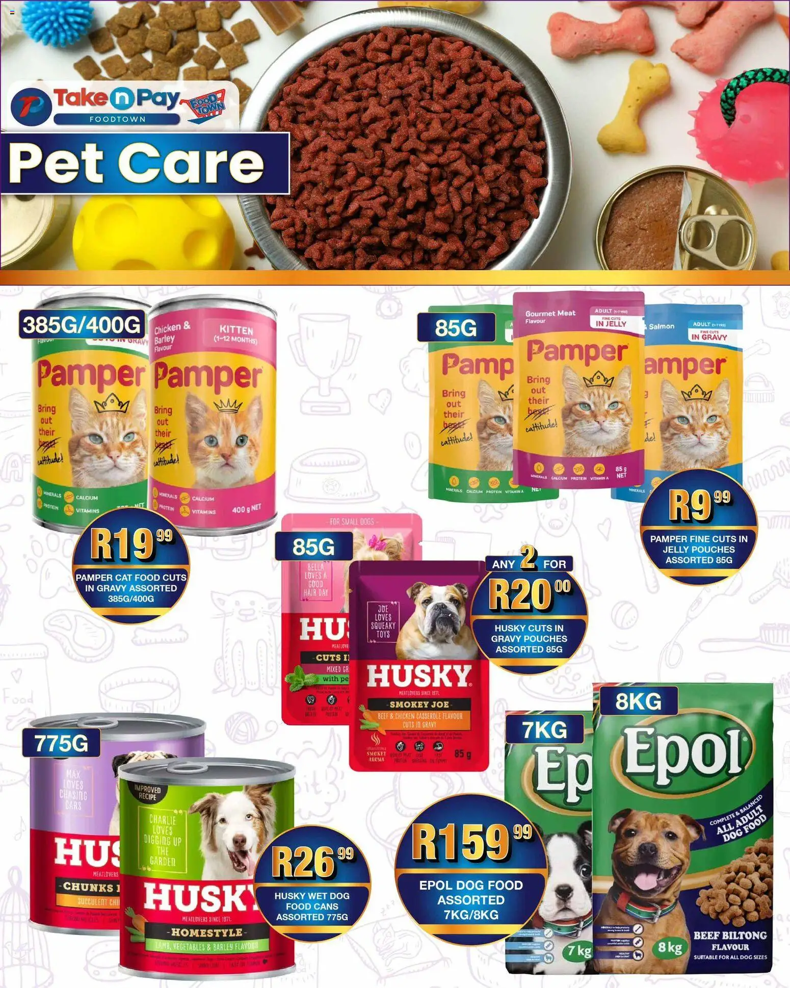 New Take n Pay catalogue – valid from 20.04.2026 | Page: 31 | Products: Chicken, Gravy, Cat food, Dog food