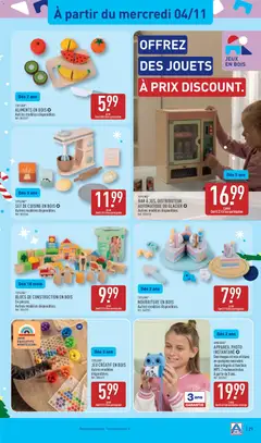 Aldi - Prévisualisation de Aldi catalogue valide à partir de 03/11/2026 | Page: 33 | Produits: Appareil photo, Jouets, Aliments en bois, Distributeur