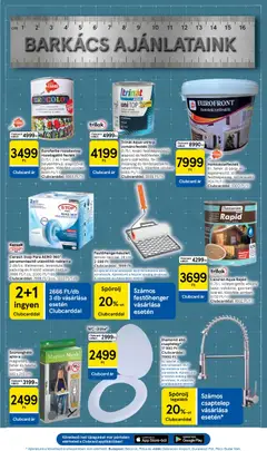 Tesco aktuális akciós újság - amely érvényes a következő dátumtól: 2026.07.16. | Oldal: 29 | Termékek: Csaptelep, Alapozó, Szúnyogháló, Festék