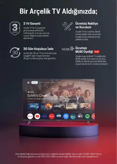 01 Ağustos 2026 tarihinden itibaren geçerli olan Arçelik kataloğu önizlemesi | Sayfa: 76 | Ürünler: TV, Video