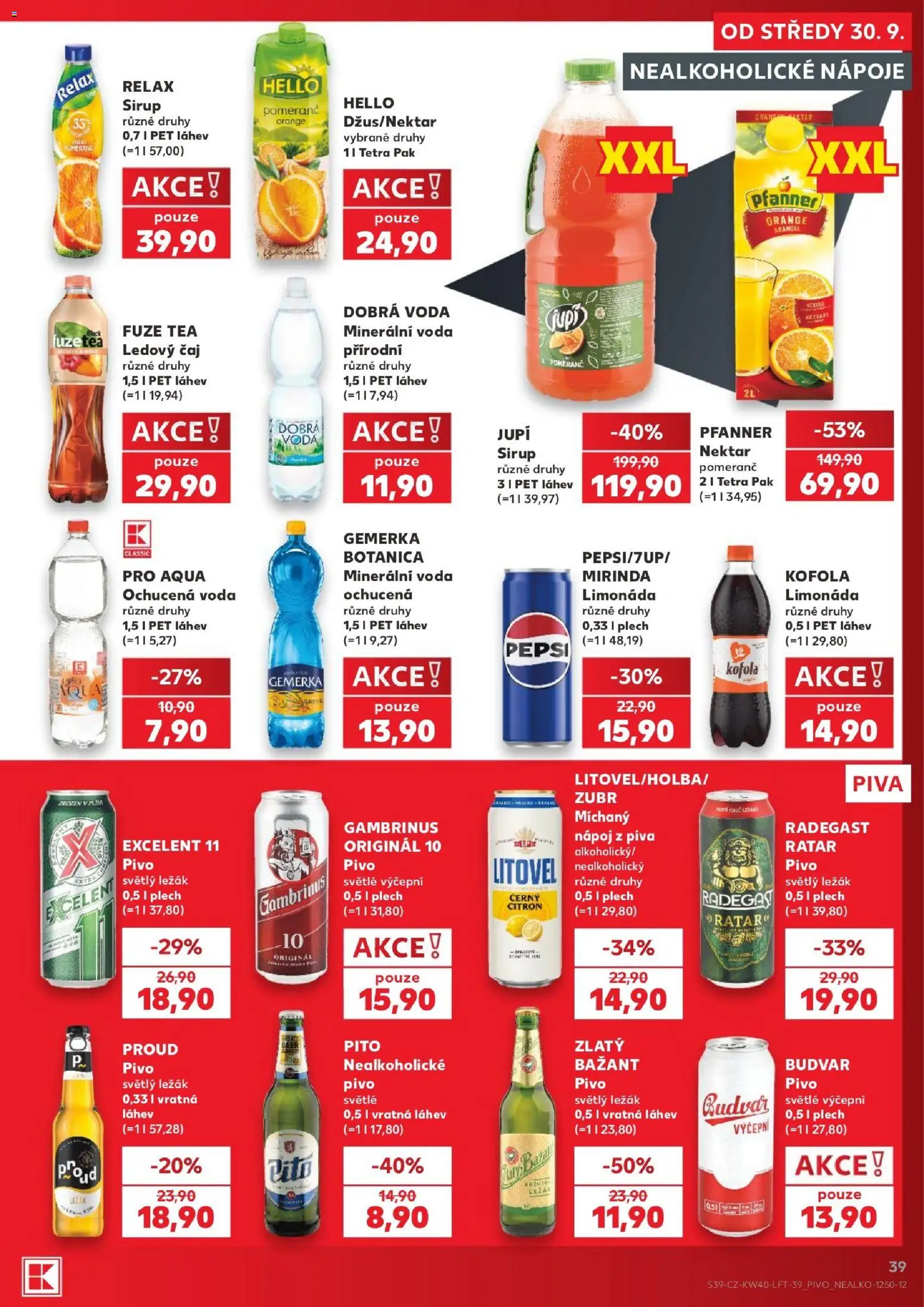 Kaufland leták - Kolín od 30.09.2026 | Strana: 39