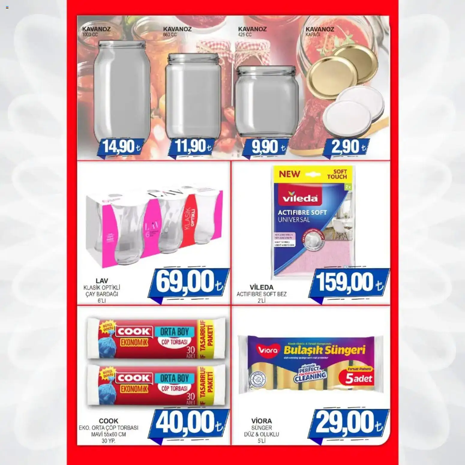 Furpa - Katalog Muhteşem Fiyatlar - 04 Eylül 2026 tarihinden itibaren geçerlidir | Sayfa: 8 | Ürünler: Çöp torbası, Çay, Çay bardağı