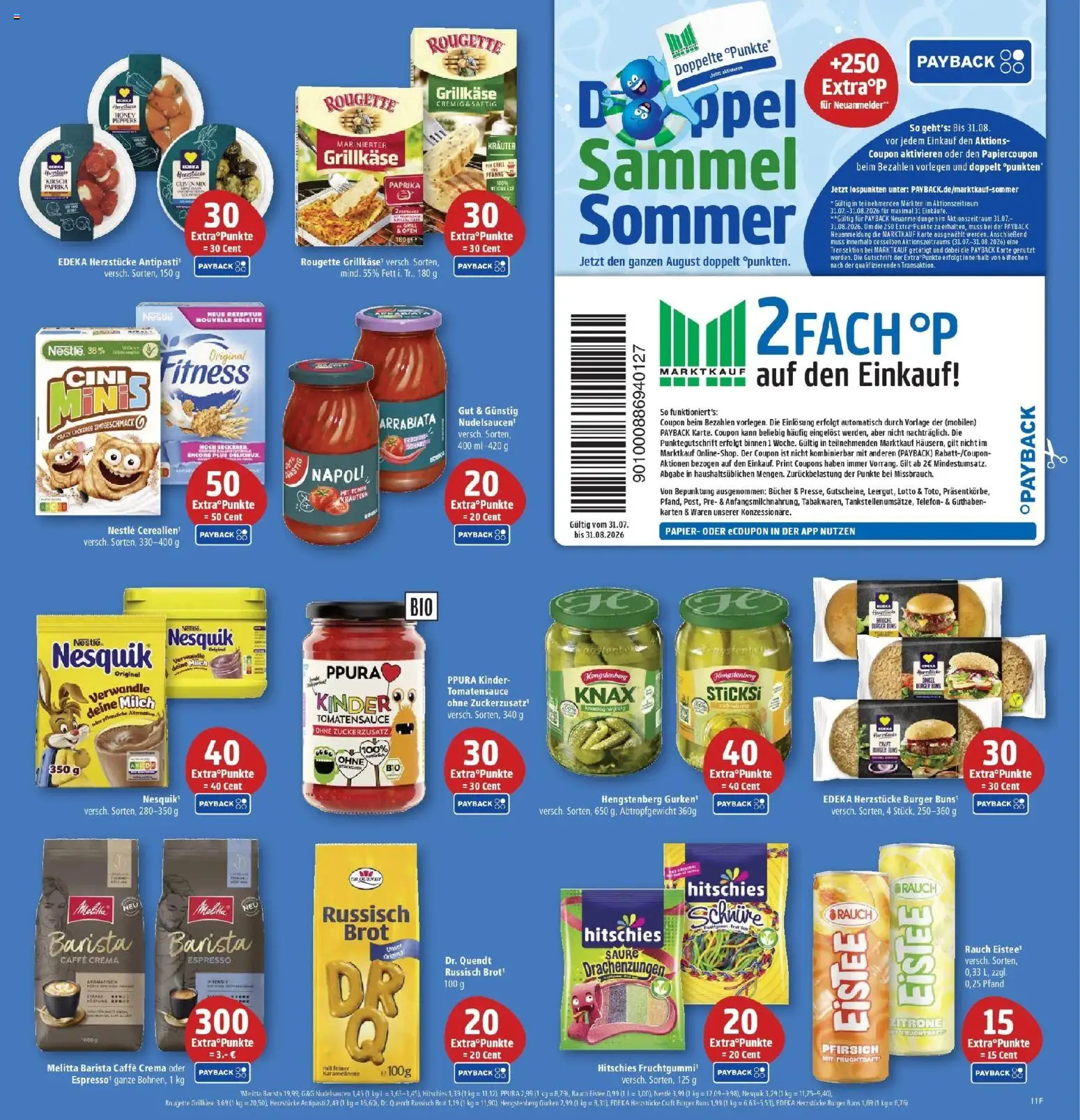 Marktkauf Prospekt Friedrichshafen (ab 03.08.2026) » Angebote online | Seite: 11 | Produkte: Melitta, Grill, Nesquik, Zitrone