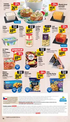 Náhled letáku Albert leták - Hypermarket od 20.05.2026 | Strana: 18 | Produkty: Pizza, Hranolky, Pomazánka, Rybí prsty