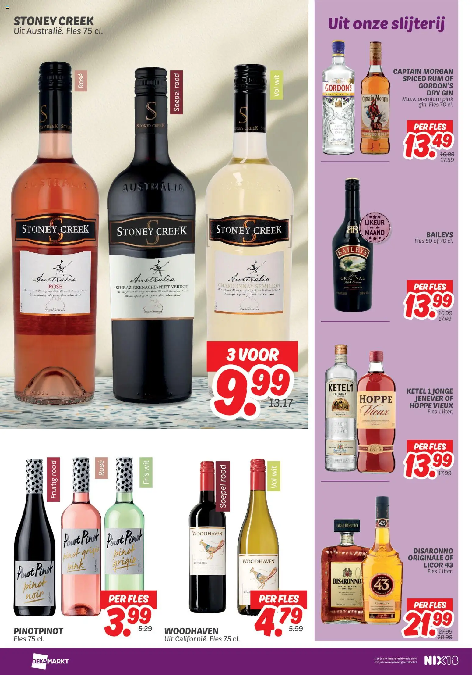 {H1} | Pagina: 18 | Producten: Gin, Fles, Slijterij, Alcohol