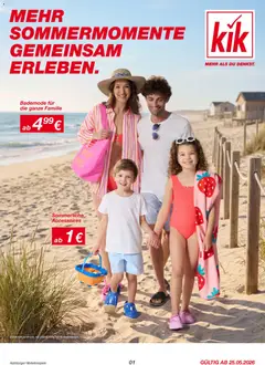 Kik Prospekt aktuell ab 25.05.2026 gültig