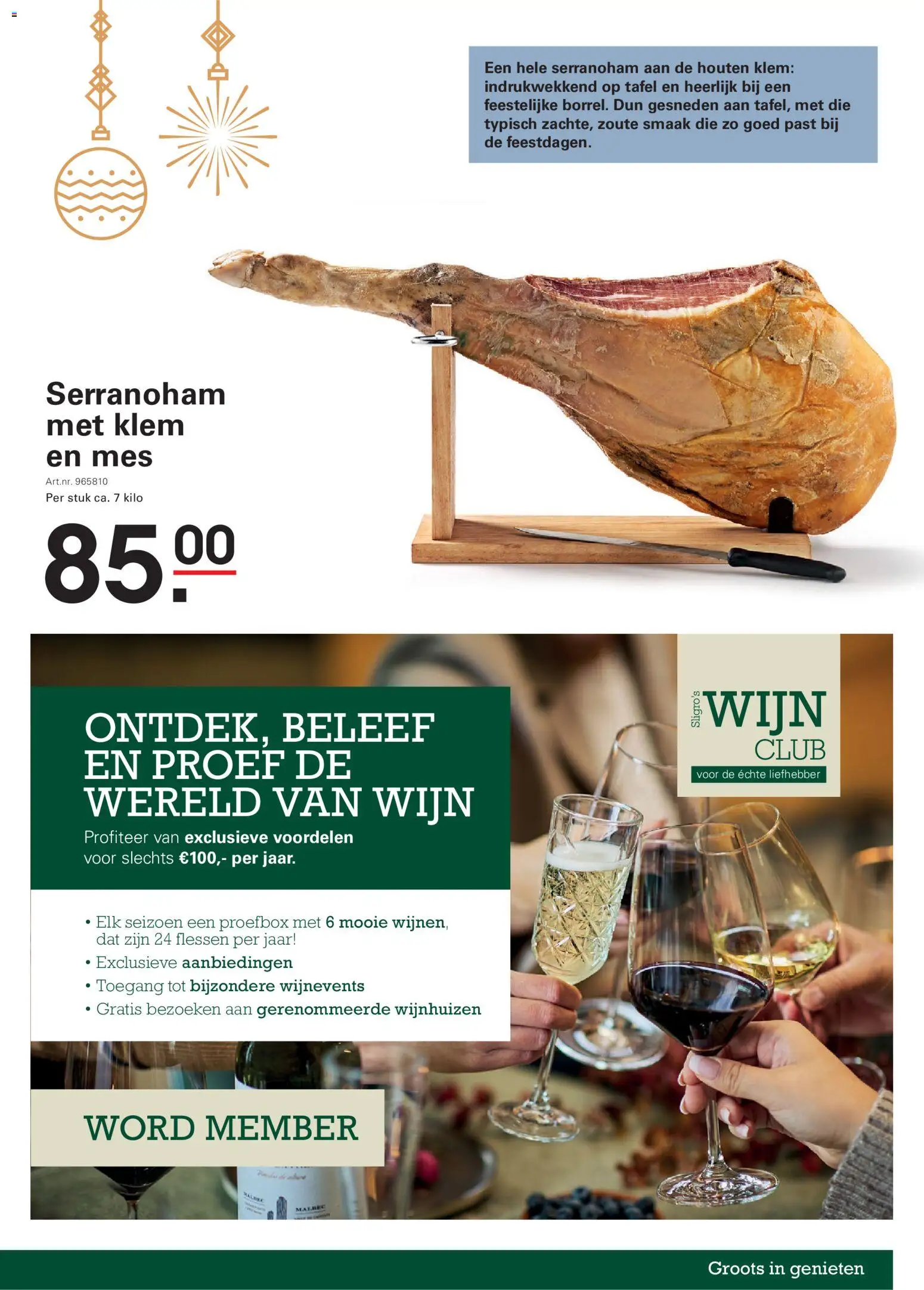 {H1} | Pagina: 31 | Producten: Wijn, Mes, Tafel
