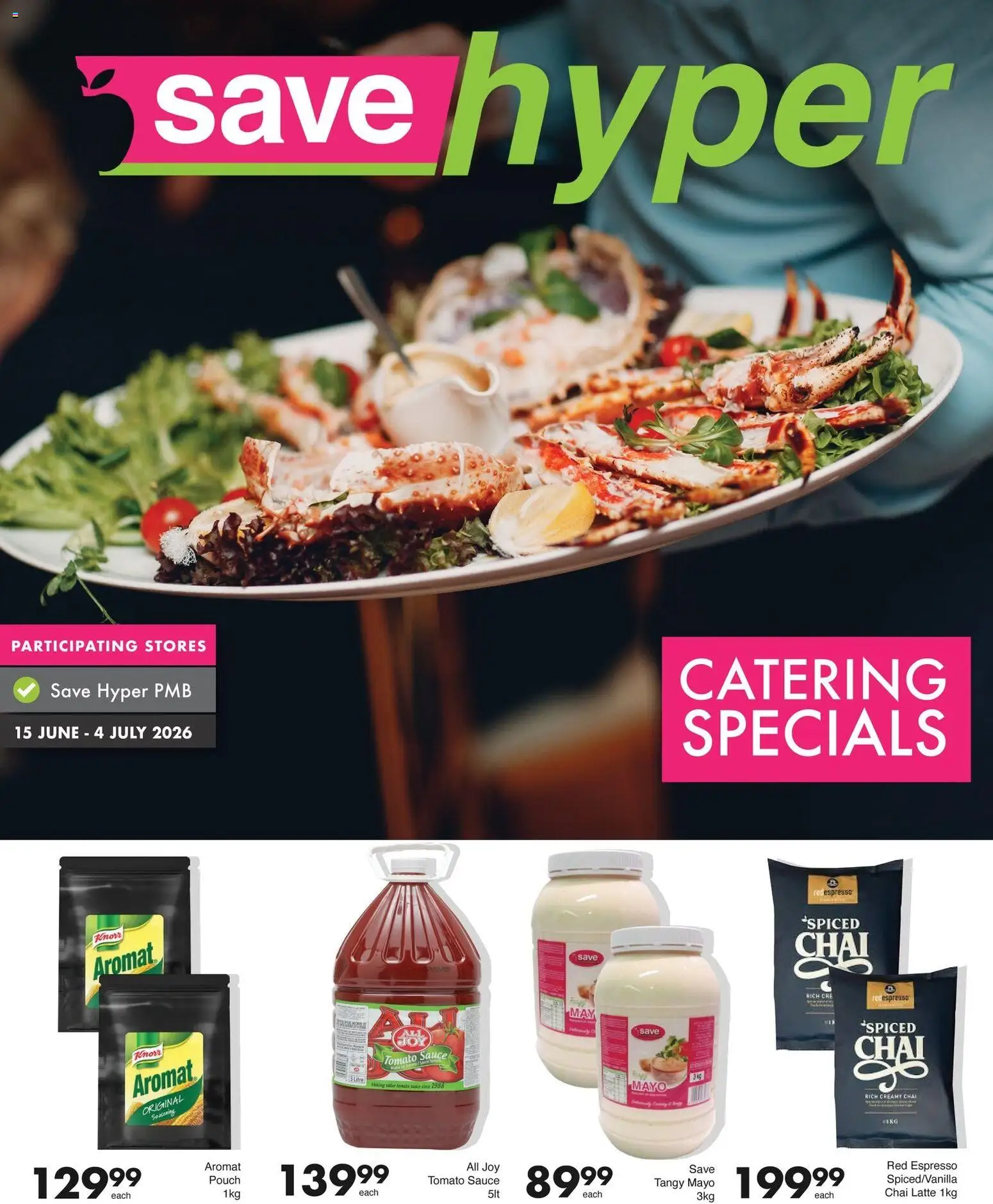 Save Catering Specials (15/06/2026