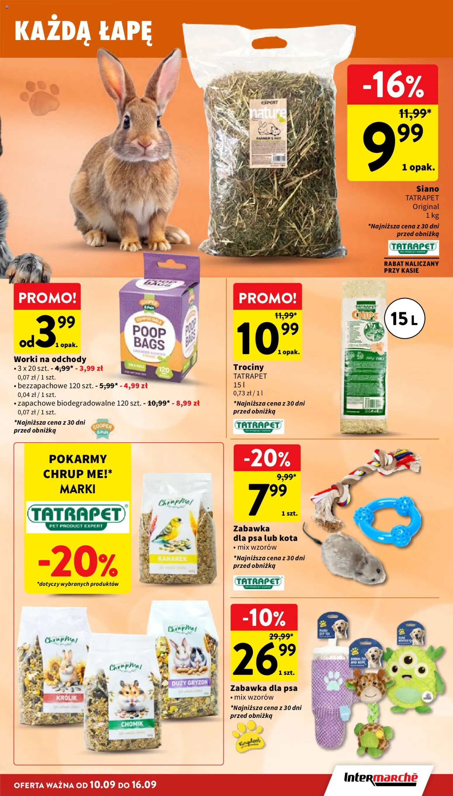 Intermarche gazetka od 10.09.2026 | Strona: 37 | Produkty: Królik, Zabawka dla psa
