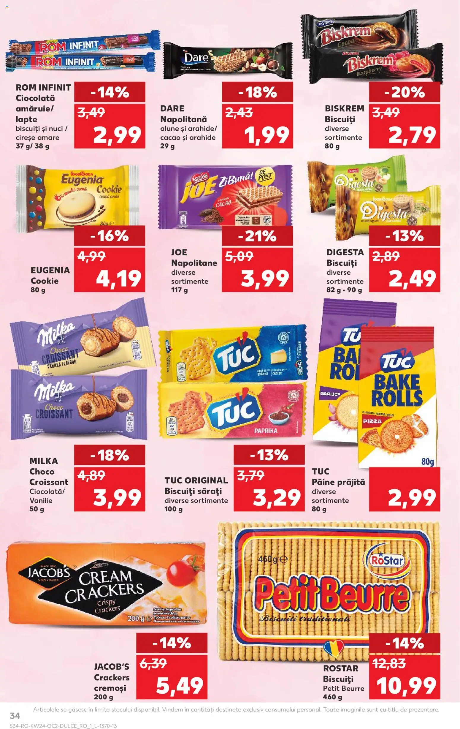 Noul catalog Kaufland – valabil de la 10.06.2026 | Pagină: 34 | Produse: Arahide, Alune, Pâine, Cireșe